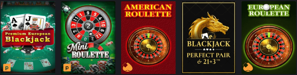 Royal Reels Casino Table Games